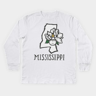 MISSISSIPPI 08 Kids Long Sleeve T-Shirt